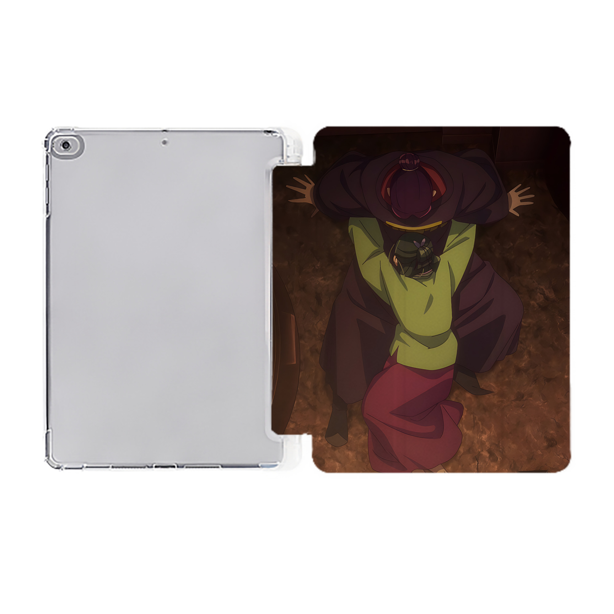 （画像用） 薬屋のひとりごと The Apothecary Diaries IPad ケース ペン収納付き 三つ折りスタンド PUレザー×シリコン 対応機種9.5/10.5/10.9インチ